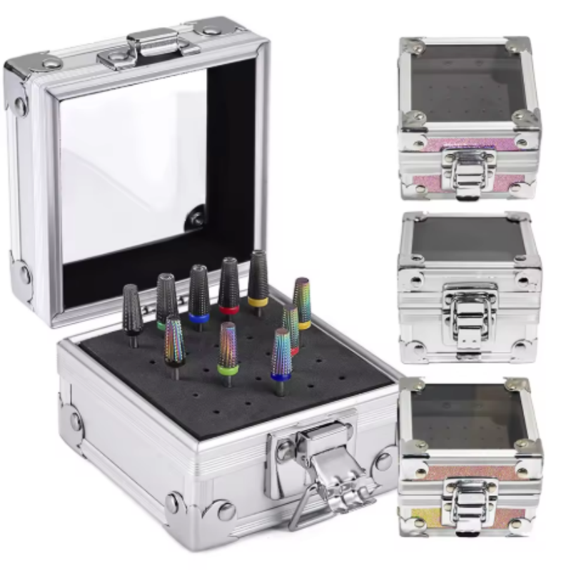 Nail Drill Machine - Scatola in Alluminio per la Conservazione