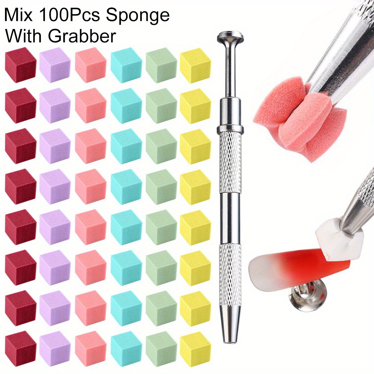 Nail Gel Polish Set - 1/50/100 pezzi set di spugne per