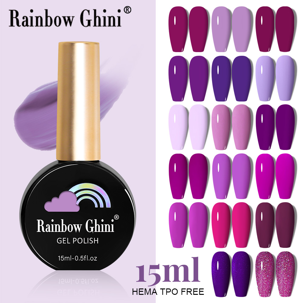 Nail Art Rainbow - RG 15ml 17 colori serie viola
