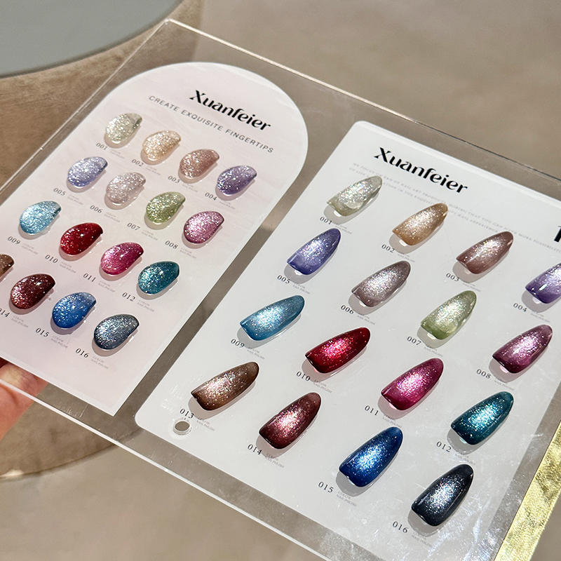 Nail Gel Polish Set - Set di Smalti Gel Effetto Occhio