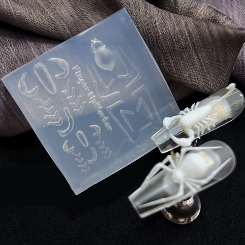 Nail Stamping Plate - Stampo in Silicone 3D a Forma