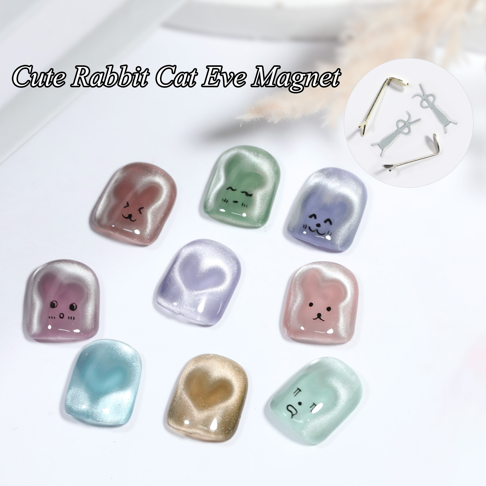 Set di magneti a forma di cuor - Nail Gel Polish Set recensione e prezzo