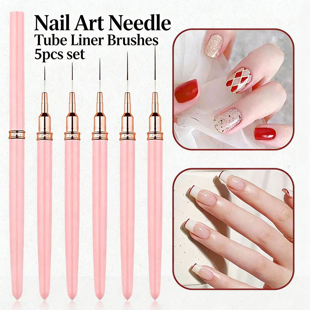 Set di 5 Pennelli per Nail Art - Nail Gel Polish Set recensione e prezzo