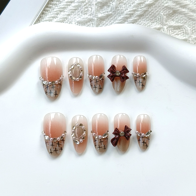 10 Pezzi Unghie Finte Stile Fr - Nail Art Elegan recensione e prezzo