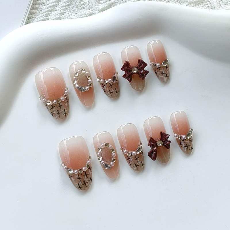 10 Pezzi Unghie Finte Stile Fr - Nail Art Elegan recensione e prezzo