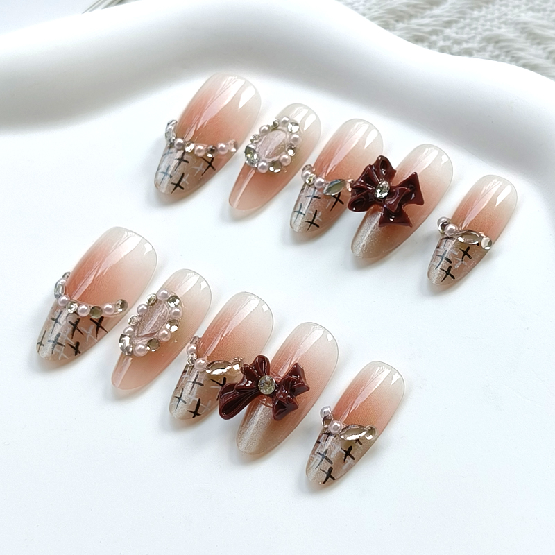 10 Pezzi Unghie Finte Stile Fr - Nail Art Elegan recensione e prezzo