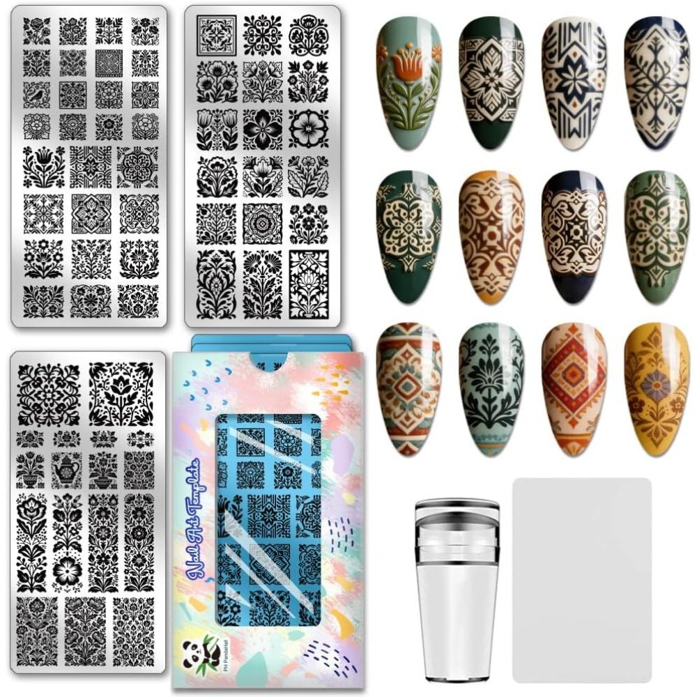 3 pezzi di piastre per stampin - Nail Stamping Plate recensione e prezzo