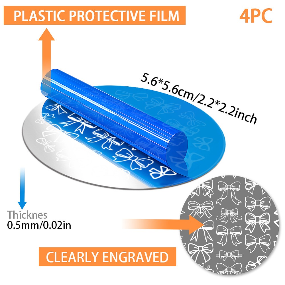 4 pezzi di piastre per nail ar - Nail Stamping Plate recensione e prezzo
