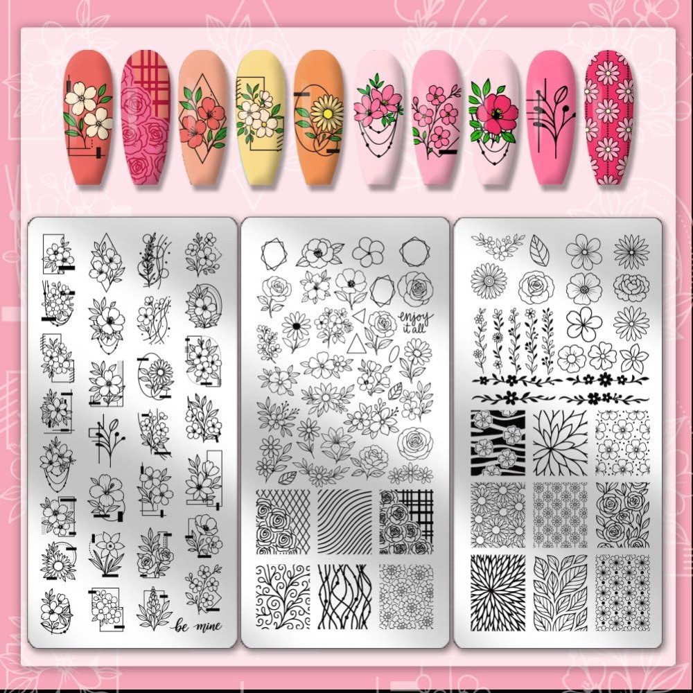 3 piastre per stamping unghie  - Nail Stamping Plate recensione e prezzo