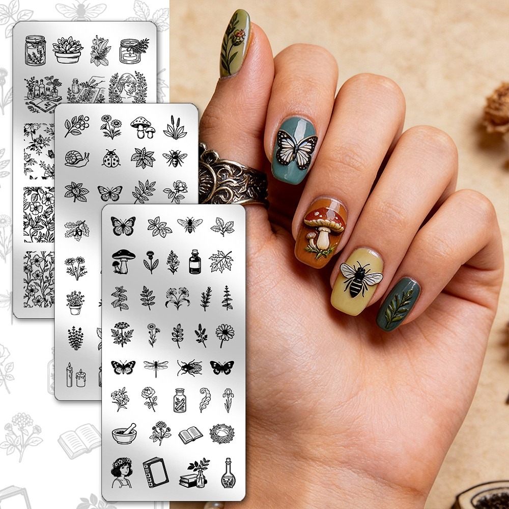 3 pezzi di piastre per stampin - Nail Stamping Plate recensione e prezzo