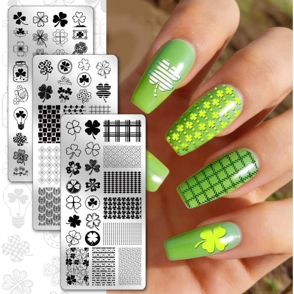 3 pezzi di piastre per timbrat - Nail Stamping Plate recensione e prezzo