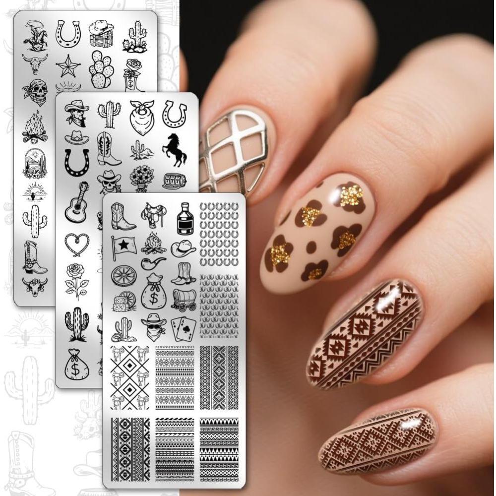 3 piastre per timbratura unghi - Nail Stamping Plate recensione e prezzo