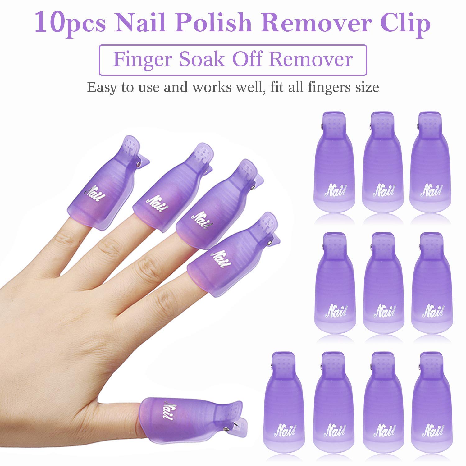 10 Pezzi Clip in Plastica per  - Nail Art Halal recensione e prezzo