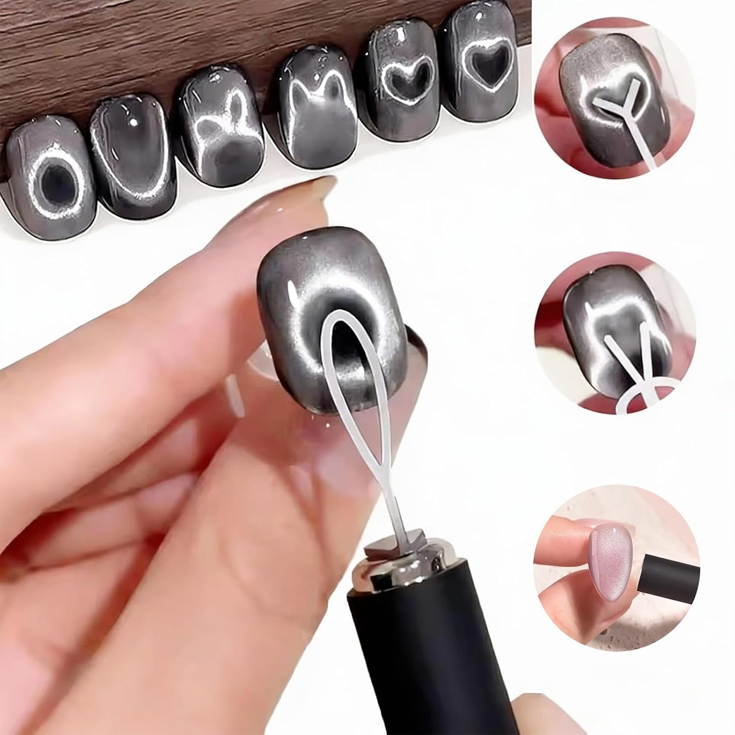 Set di 10 Magneti per Unghie E - Nail Gel Polish Set recensione e prezzo