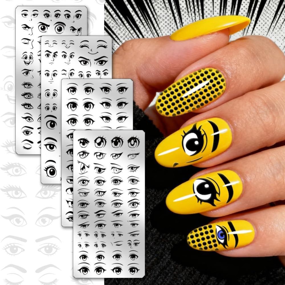 4 pezzi di piastre per stampin - Nail Stamping Plate recensione e prezzo