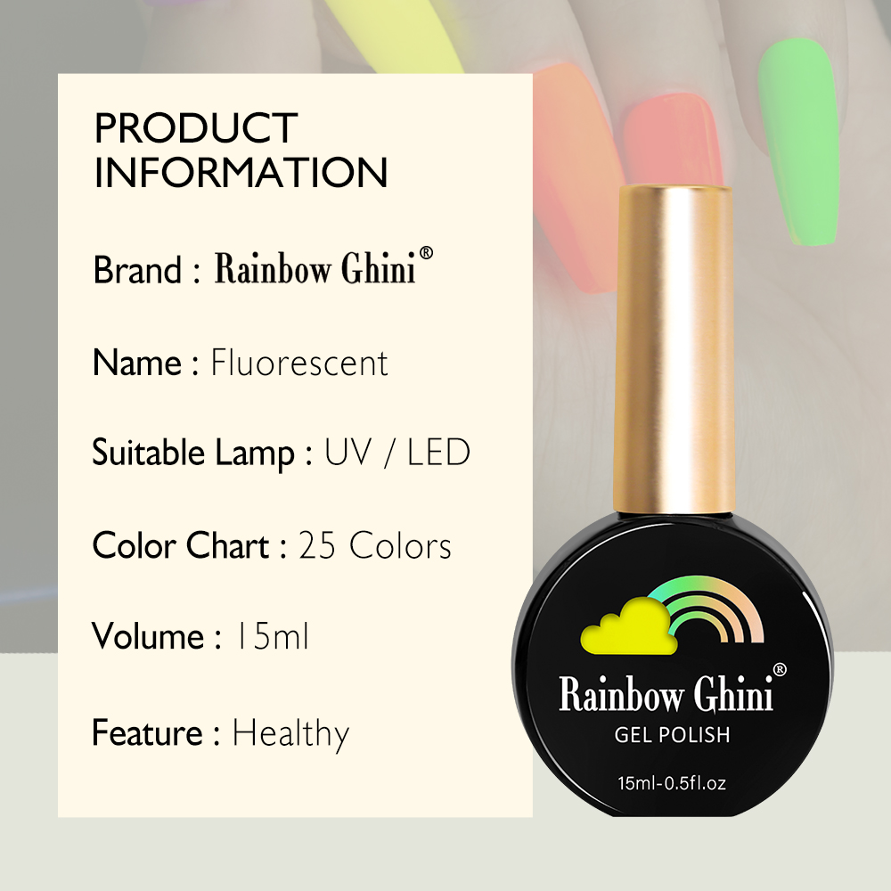 Smalto Gel Fluorescente RG 15M - Nail Art Rainbow recensione e prezzo