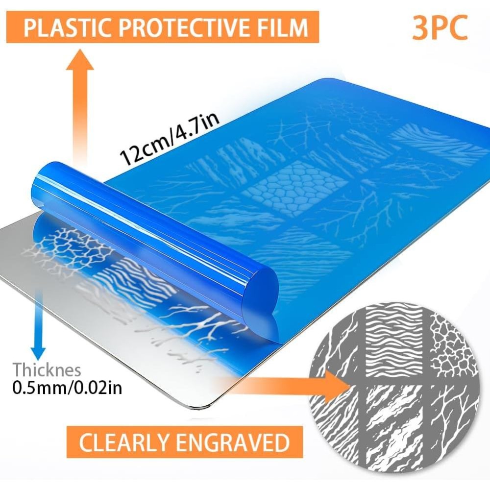3 pezzi di piastre per stampin - Nail Stamping Plate recensione e prezzo