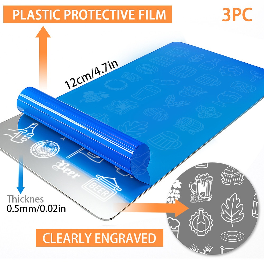 3 pezzi di piastre per timbrat - Nail Stamping Plate recensione e prezzo